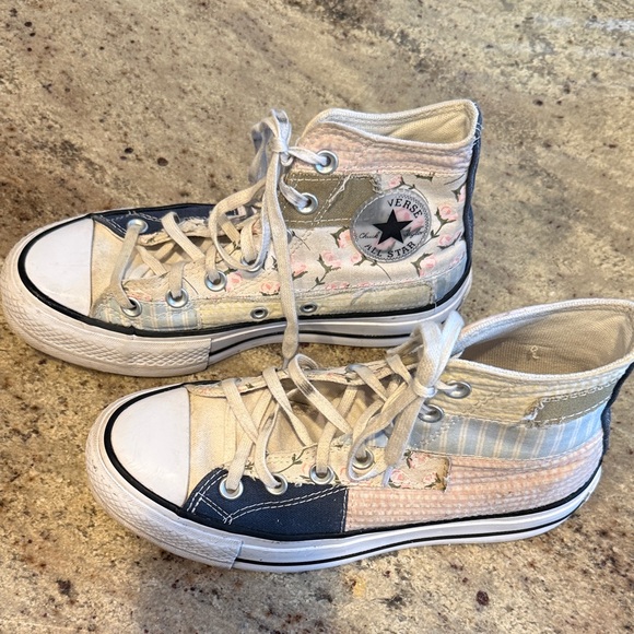 Converse Multicolor Patchwork High-Tops - Picture 2 of 6